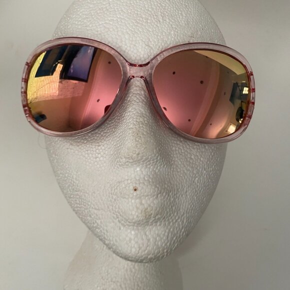 Pink Oversized Pearl-Accent Sunglasses - Picture 3 of 7